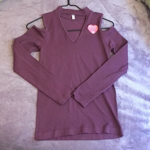 Long sleeve Purple Sass top